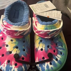 Classic Lined Tie-Dye Clog size W8/M6